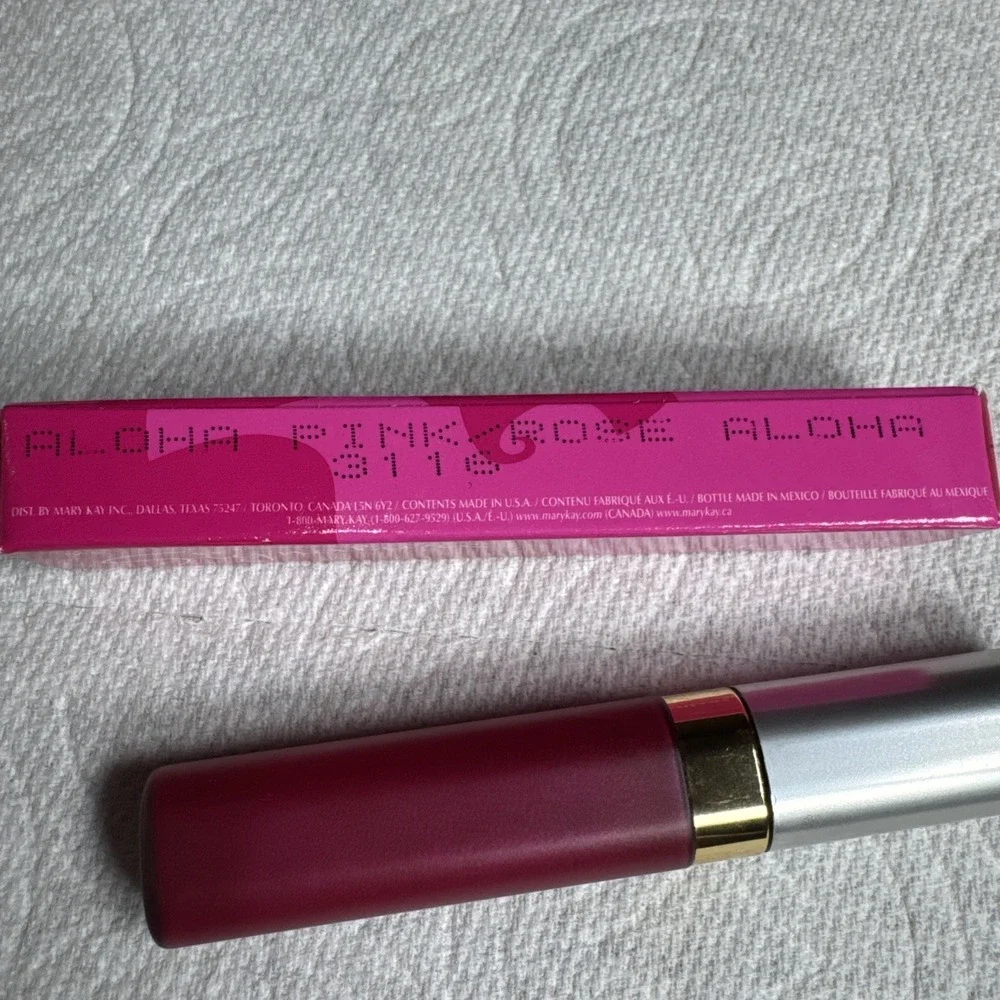 New In Box Mary Kay‎ Signature Lip Gloss Aloha Pink #3116 Full Size ~Fast Ship